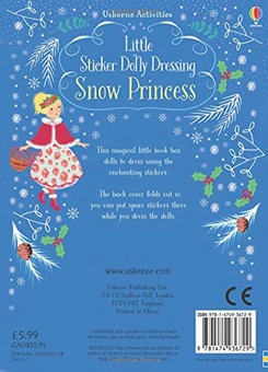Бумажная книга «Little Sticker Dolly Dressing. Snow Princess », автор Фиона Уотт - фото №2 - миниатюра