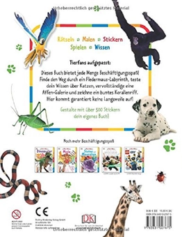 Бумажная книга «Das Mach-Malbuch: Tiere» - фото №2 - миниатюра