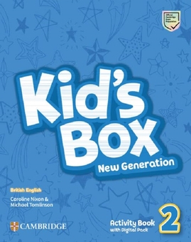 Бумажная книга «Kid's Box New Generation 2 Activity Book with Digital Pack», авторов Кэролайн Никсон, Майкл Томлинсон - фото №1 - миниатюра