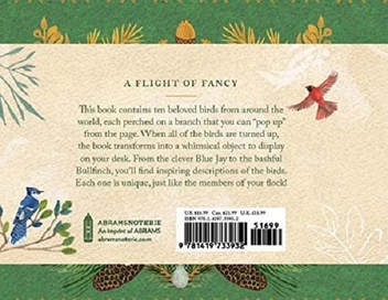 Бумажная книга «Birds in a Book. A Bouquet in a Book. Jacket Comes Off. Branches Pop Up. Display Like a Bouquet!», автор Лесли Эрл - фото №2 - миниатюра