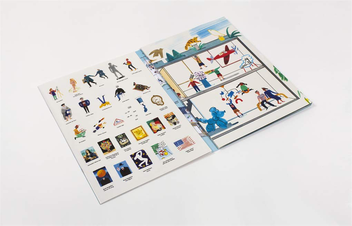 Бумажная книга «Stickyscapes at the Museum» - фото №4 - миниатюра