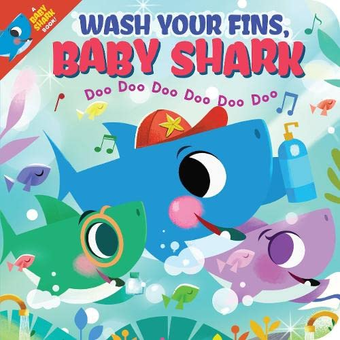 Бумажная книга «Wash Your Fins, Baby Shark! Doo Doo Doo Doo Doo Doo», автор Джон Джон Баджет - фото №1 - миниатюра