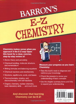 Паперова книга «E-Z Chemistry», автор Джозеф А. Массетта - фото №2 - мініатюра