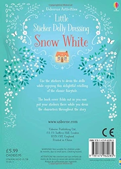 Бумажная книга «Little Sticker Dolly Dressing. Snow White», автор Фиона Уотт - фото №2 - миниатюра