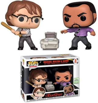  «Коллекционная фигурка Funko POP! Office Space Samir and Michael (FK36968)», бренда Funko Pop - фото №2 - миниатюра