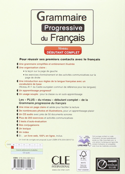 Паперова книга «Grammaire Progr du Franc Debut Complet Livre + CD», автор Ерік Пессан - фото №2 - мініатюра