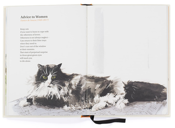 Бумажная книга «The Book of Cat Poems», автор Ана Сэмпсон - фото №3 - миниатюра