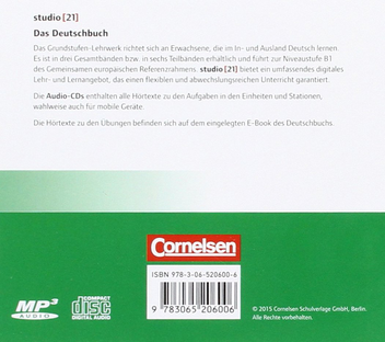 Бумажная книга «Studio 21 B1 Kursraum Audio-CDs» - фото №2 - миниатюра