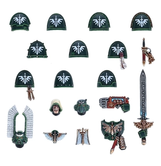  «Набор для сборки миниатюры Games Workshop Warhammer 40,000 Dark Angels Upgrade (99070101014)», бренду Games Workshop - фото №2 - мініатюра