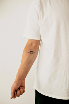  «Тимчасове тату Tattooshka Космічний Бум (LC-124)», бренда Tattooshka - фото №5 - миниатюра