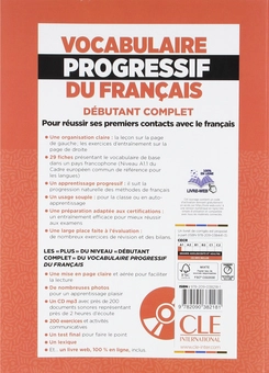 Бумажная книга «Vocabulaire Progr du Franc Debut Complet A1.1 Livre + CD audio + Livre-web», автор Кэрол Фивес - фото №2 - миниатюра