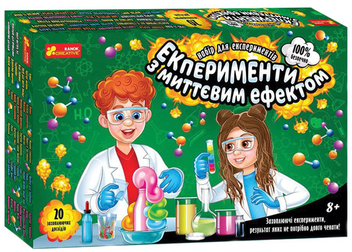  «Набір для експериментів Ranok-Creative Експерименти з миттєвим ефектом (12114125У)», бренду Ranok-Creative - фото №1 - мініатюра