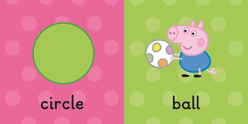 Бумажная книга «Peppa Pig. Shapes» - фото №3 - миниатюра