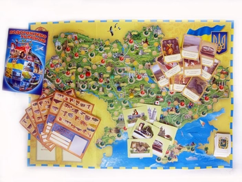  «Настольная игра Ranok-Creative Путешествуем по Украине (5731)», бренда Ranok-Creative - фото №4 - миниатюра