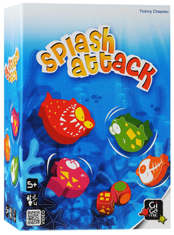  «Настільна гра Gigamic Splash Attack (20134)», бренду Gigamic - фото №1 - мініатюра