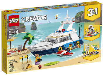  «Конструктор LEGO Creator Морские приключения 597 деталей (31083)», бренда LEGO - фото №1 - миниатюра