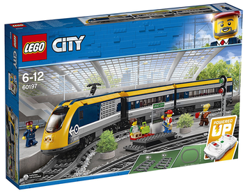  «Конструктор LEGO City Пассажирский поезд 677 деталей (60197)», бренда LEGO - фото №1 - миниатюра