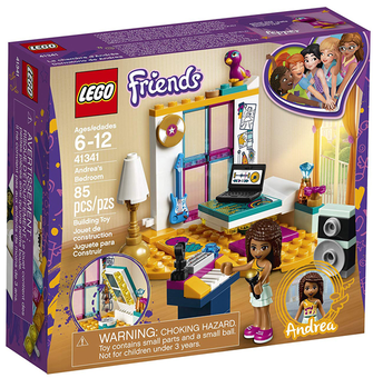  «Конструктор LEGO Friends Кімната Андреа 85 деталей (41341)», бренду LEGO - фото №1 - мініатюра