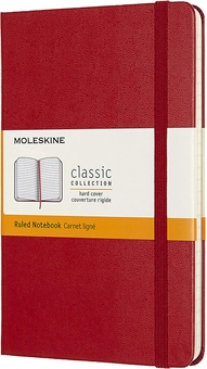  «Блокнот Moleskine Classic Medium Линейка Красный (QP050F2)», бренда Moleskine - фото №1 - миниатюра