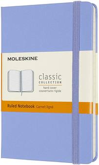  «Блокнот кишеньковий Moleskine Classic Лінійка Блакитна гортензія (MM710B42)», бренду Moleskine - фото №1 - мініатюра
