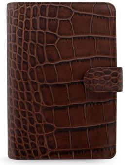  «Органайзер Filofax Classic Croc Personal Chestnut (20-026016)», бренда Filofax - фото №1 - миниатюра