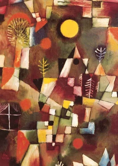  «Открытка Tushita Paul Klee Full Moon», бренда Tushita - фото №1 - миниатюра