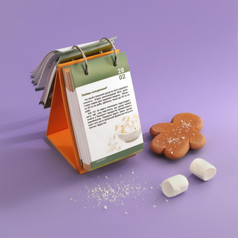  «Настольный календарь Gifty  Вкусный год 2022 (1100999990047)», бренда Gifty - фото №5 - миниатюра