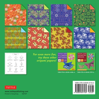 Бумажная книга «Origami Paper. Chiyogami Prints» - фото №2 - миниатюра