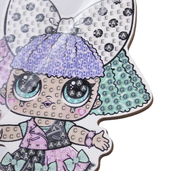  «Набір для творчості CrystalArt Пранкста (CAFGR-LOL001)», бренда CrystalArt - фото №5 - миниатюра