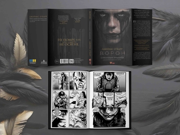 Бумажная книга «Ворон. Спеціальне видання + унікальна кінообкладинка», автор Джеймс О'Барр - фото №5 - миниатюра