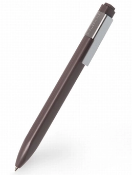 «Шариковая ручка Moleskine 1 мм серая (EW61CG1510)», бренда Moleskine - фото №1 - миниатюра