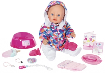  «Пупс Zapf Baby Born Зимняя Красавица 43 см с аксессуарами (823200)», бренда Zapf Creation - фото №2 - миниатюра