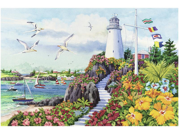  «Пазл Ravensburger Рай на побережье 3000 элементов (RSV-170739)», бренда Ravensburger - фото №2 - миниатюра