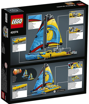  «Конструктор LEGO Technic Яхта для перегонів 330 деталей (42074)», бренду LEGO - фото №4 - мініатюра