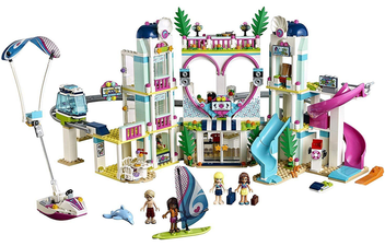  «Конструктор LEGO Friends Курорт Хартлейк-Сіті 1017 деталей (41347)», бренду LEGO - фото №2 - мініатюра