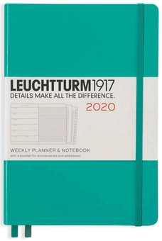 «Еженедельник с заметками Leuchtturm1917 2020 Изумрудный (359885)», бренда Leuchtturm1917 - фото №1 - миниатюра