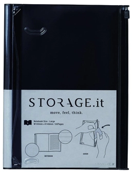 «Блокнот Storage.it L Черный (STI-NB44-E)», бренда Storage.it - фото №1 - миниатюра