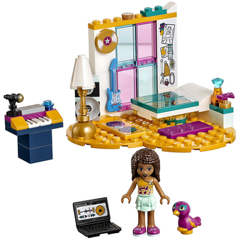  «Конструктор LEGO Friends Кімната Андреа 85 деталей (41341)», бренду LEGO - фото №3 - мініатюра
