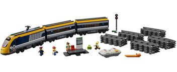  «Конструктор LEGO City Пассажирский поезд 677 деталей (60197)», бренда LEGO - фото №3 - миниатюра