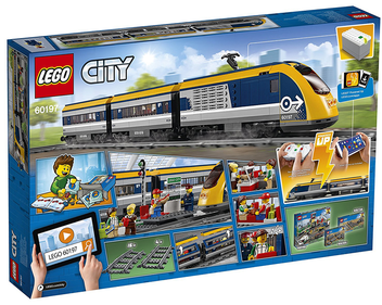  «Конструктор LEGO City Пассажирский поезд 677 деталей (60197)», бренда LEGO - фото №2 - миниатюра