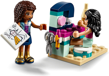  «Конструктор LEGO Friends Магазин аксесуарів Андреа 294 деталі (41344)», бренду LEGO - фото №4 - мініатюра