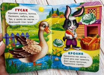 Бумажная книга «На селі. Про свійських тварин для найменших» - фото №5 - миниатюра