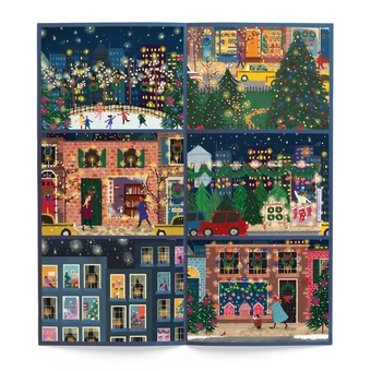  «Пазл Galison Winter Lights by (artist) Joy Laforme 80 ел.», бренда Galison - фото №5 - миниатюра