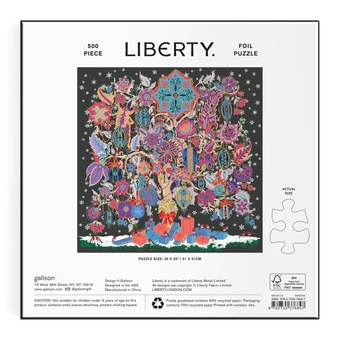  «Пазл Galison Liberty by Liberty of London Ltd 500 ел. », бренда Galison - фото №5 - миниатюра