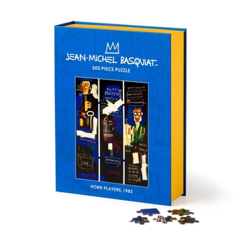  «Пазл Galison Basquiat Horn Players 500 Piece Book Puzzle», бренда Galison - фото №5 - миниатюра