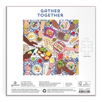  «Gather Together 500 Piece Puzzle», бренда Galison - фото №5 - миниатюра