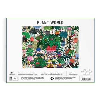  «Plant World 1000 Piece Puzzle», бренда Galison - фото №5 - миниатюра