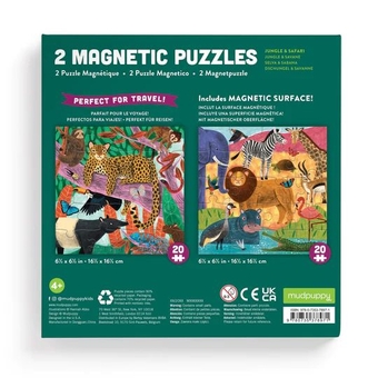  «Пазл Mudpuppy Safari & Jungle Magnetic Puzzle», бренда Mudpuppy - фото №5 - миниатюра
