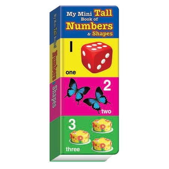 Бумажная книга «My Mini Tall Book Numbers & Shapes » - фото №2 - миниатюра