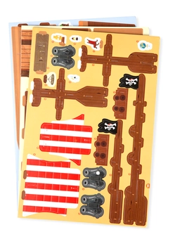  «3D пазлы Melissa & Doug Пиратский корабль (MD9045)», бренда Melissa & Doug - фото №3 - миниатюра